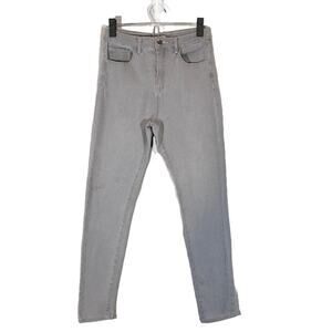 Forever 21 Light Wash Gray Skinny Ankle Denim Jeans Women Sz 28